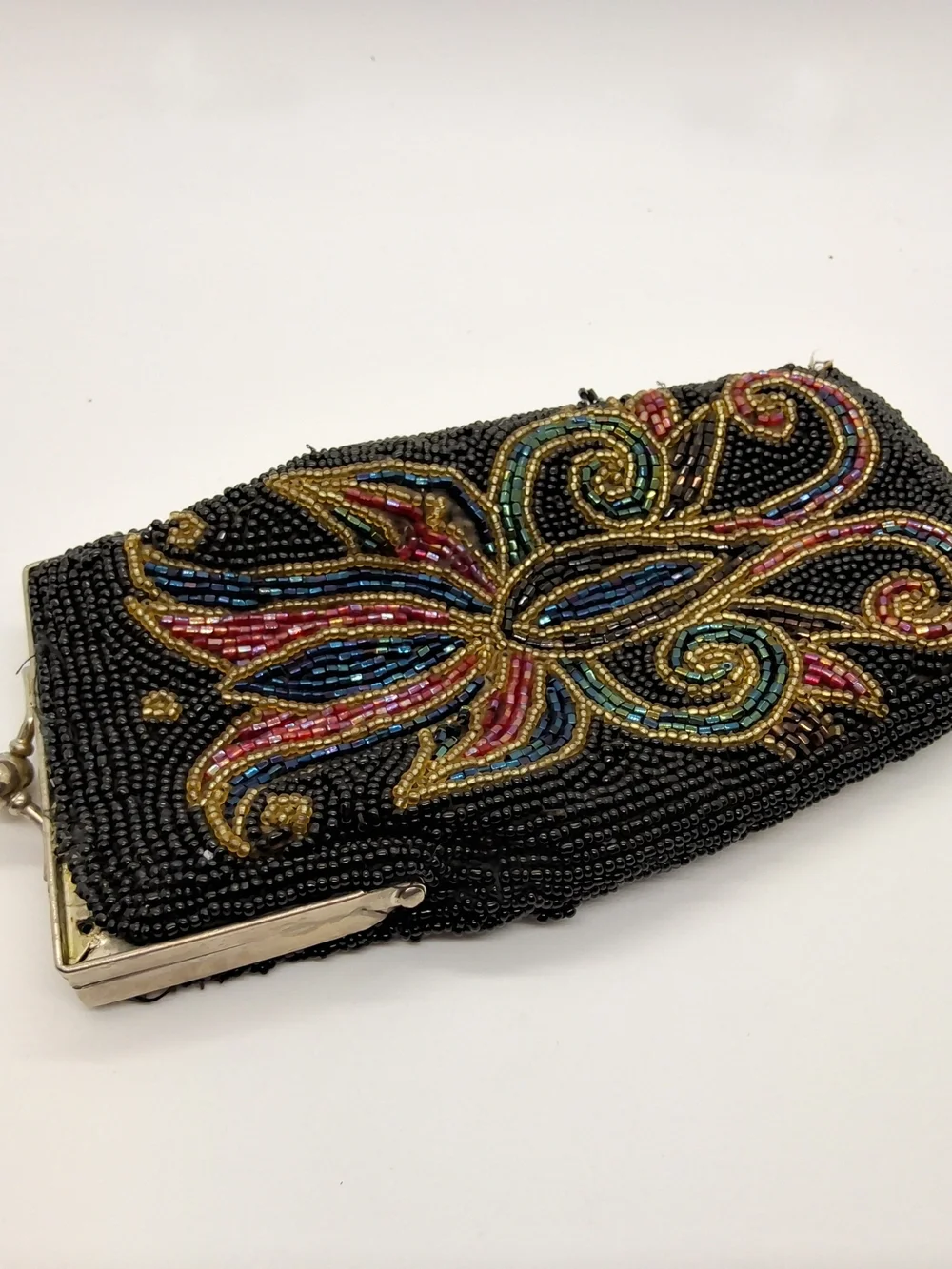 1950's L. Regale Beaded Coin Purse/Cigarette Case/Glasses Holder